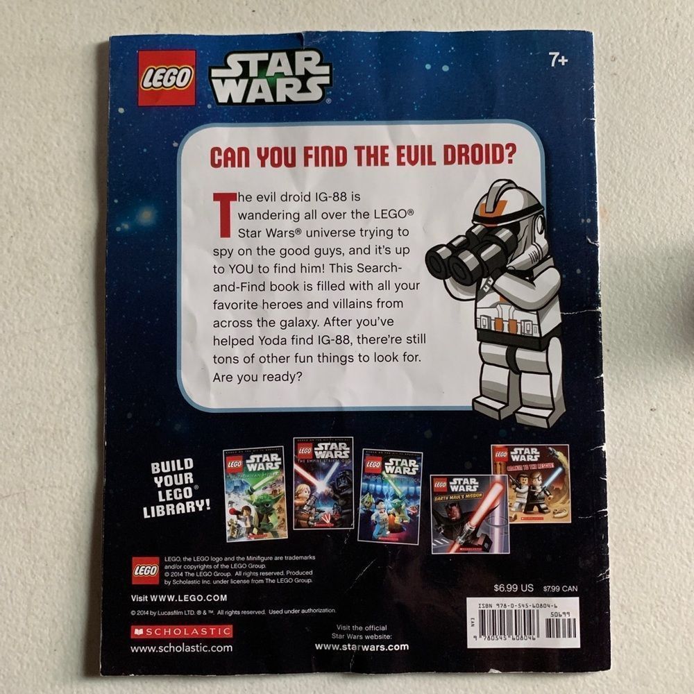 3/$25 LEGO Star Wars the Droids You're Looking For Search Book - Picture 3 of 7